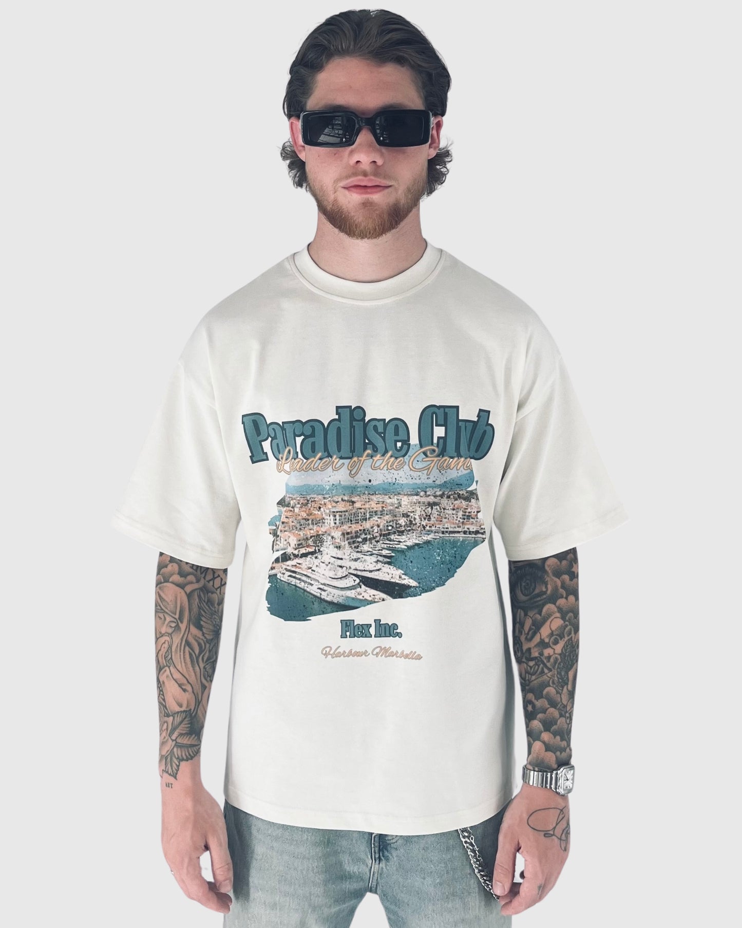 Paradise Club T-Shirt – Vintage White