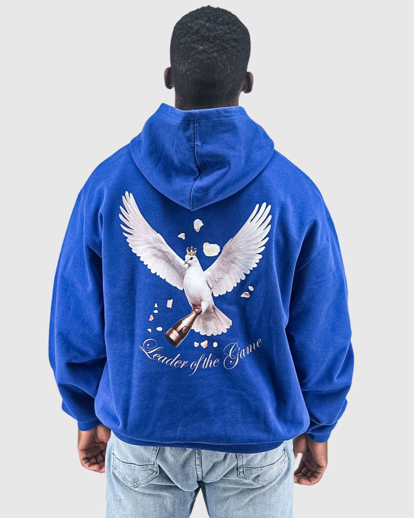 Flying Champagne Hoodie – Blue