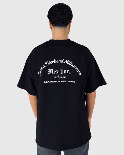 Weekend Millionaire T-Shirt – Black