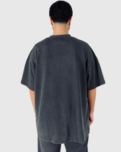College T-Shirt – Vintage Black