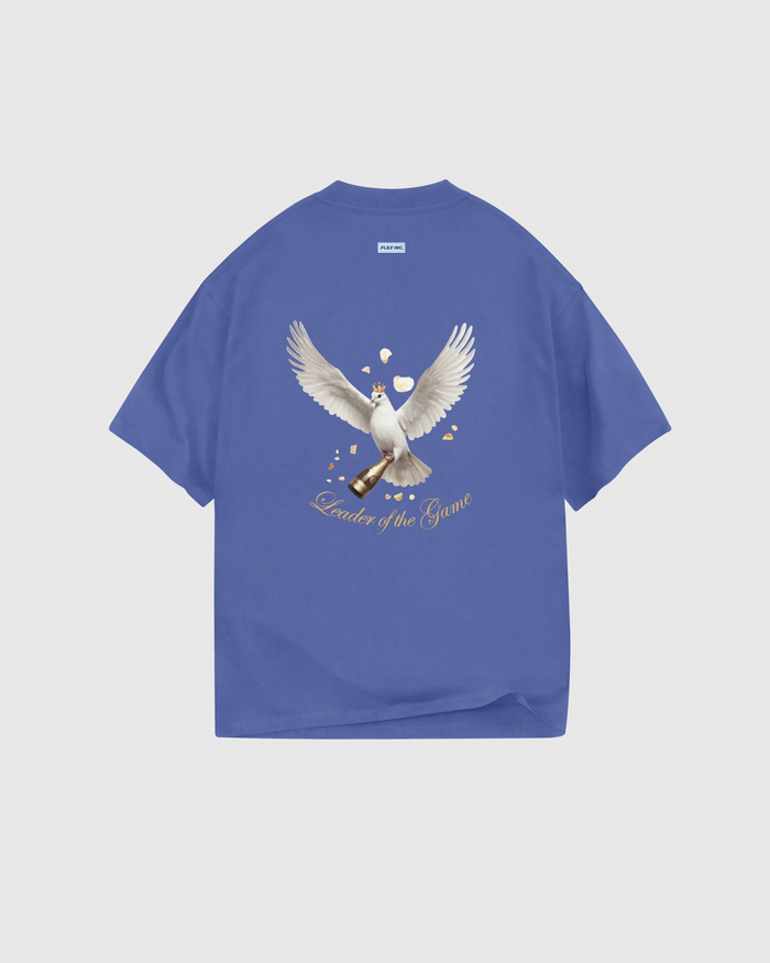 Flying Champagne T-Shirt – Blue