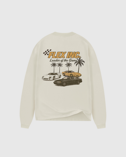 Palmline Racer Longsleeve – Vintage White
