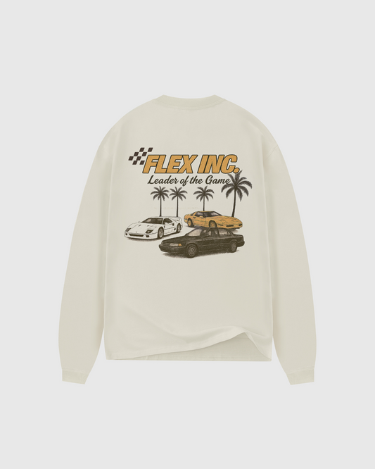 Palmline Racer Longsleeve – Vintage White