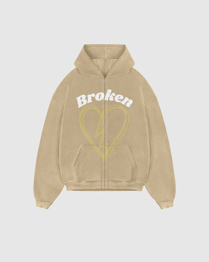 Broken Vest- Beige